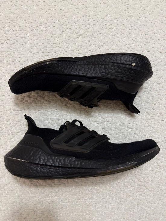 Adidas Ultraboost 21 Black Lace Up Running Shoes Sneakers Men\'s Size 8.5 main image 15